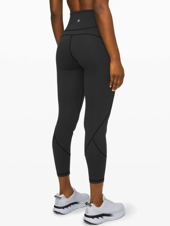 lululemon athletica Pants - Lululemon In Movement Tight 25” Everlux Black Leggings Size 8 Ankle Length
